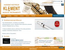 Tablet Screenshot of hn-kliment.cz